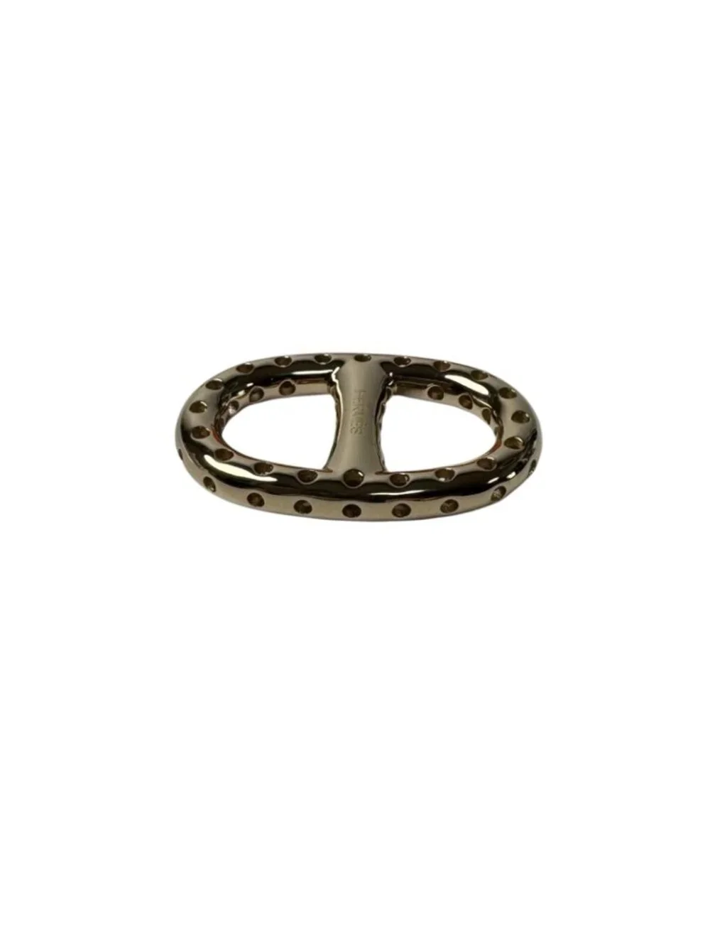 Hermes Scarf Ring Twilly Mini Chaine D'ancre Perforet - Picture 4 of 7
